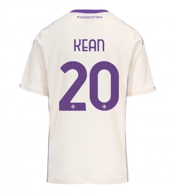 Fiorentina Moise Kean #20 Udebanetrøje 2025-26 Kortærmet
